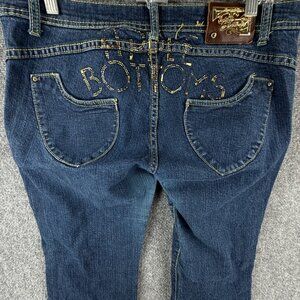 VTG Apple Bottom Jeans Women 13/14 Embroidered Y2K Spellout Logo Urban Adult